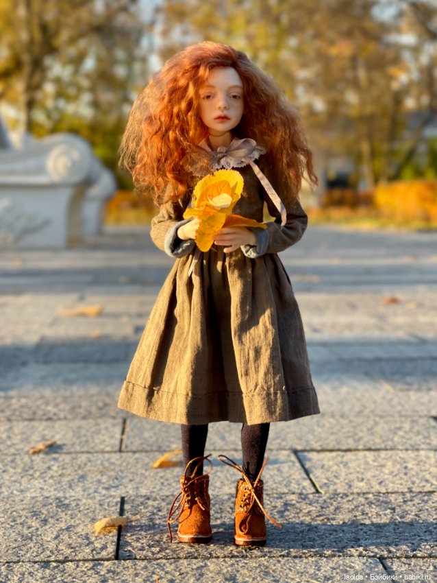 Птички и Наби с Сайей на прогулках этой осенью