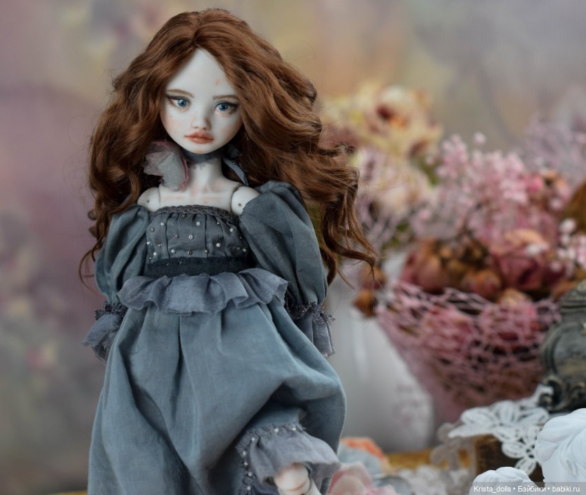 Кукла фарфоровая шарнирная Агата