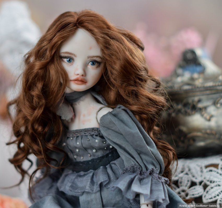 Кукла фарфоровая шарнирная Агата (фото 8)