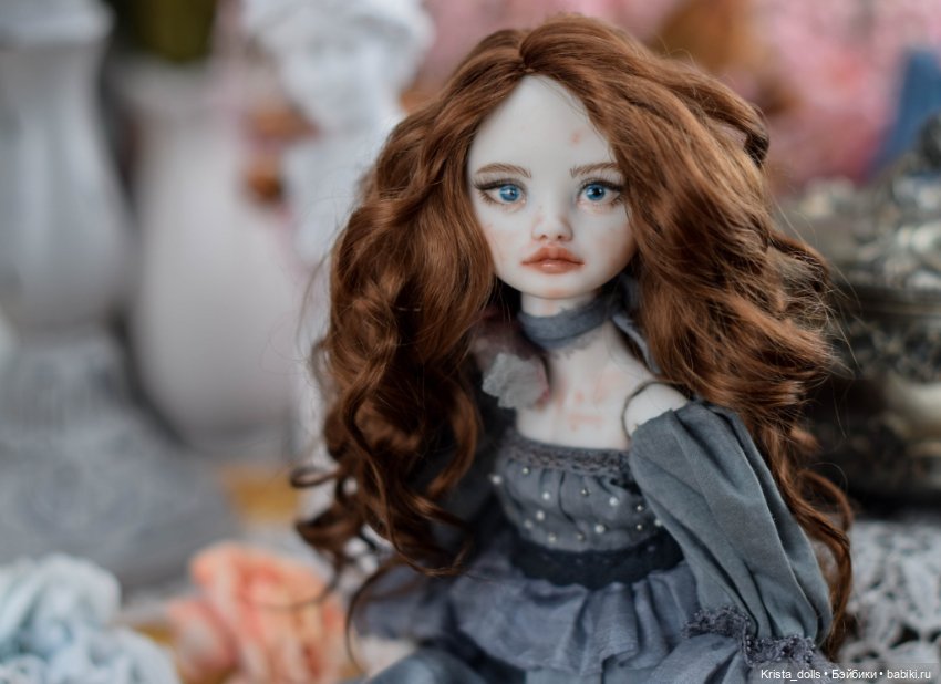 Кукла фарфоровая шарнирная Агата (фото 7)