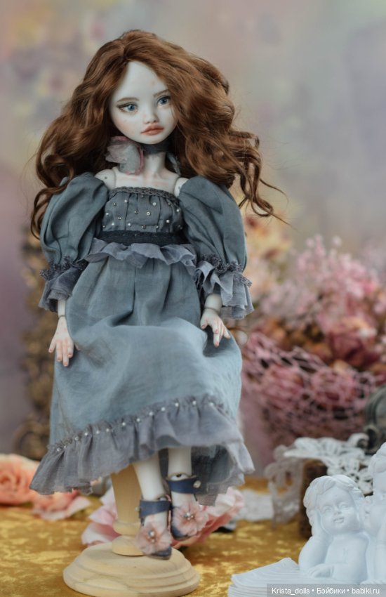 Кукла фарфоровая шарнирная Агата (фото 10)