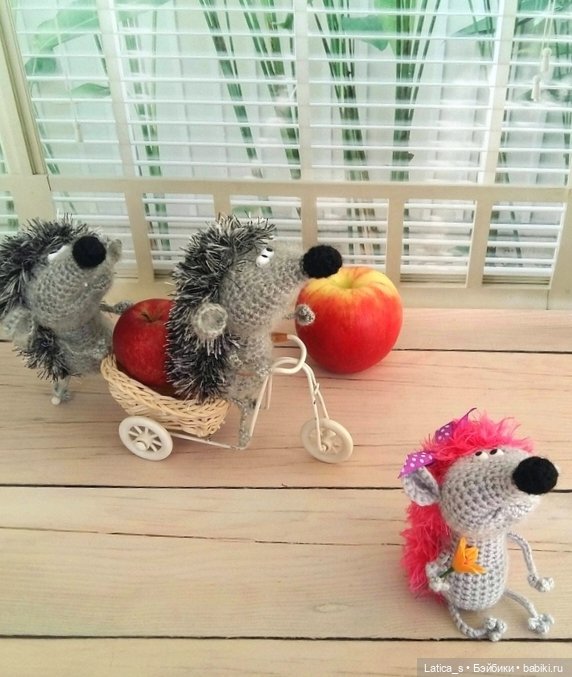 Любовь и ёжики — Вязаные игрушки и амигуруми: крючком (фото 3)