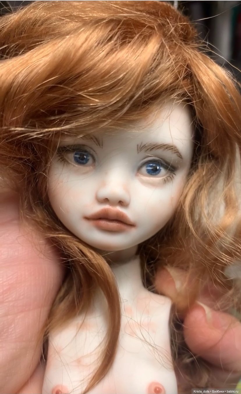 Много ли времени уходит на создание шарнирной куклы из фарфора (фото 7)