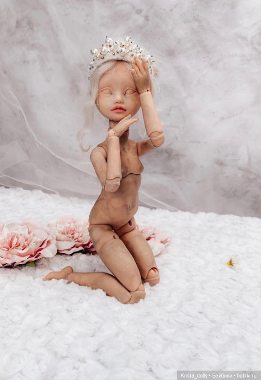 Много ли времени уходит на создание шарнирной куклы из фарфора (фото 2)