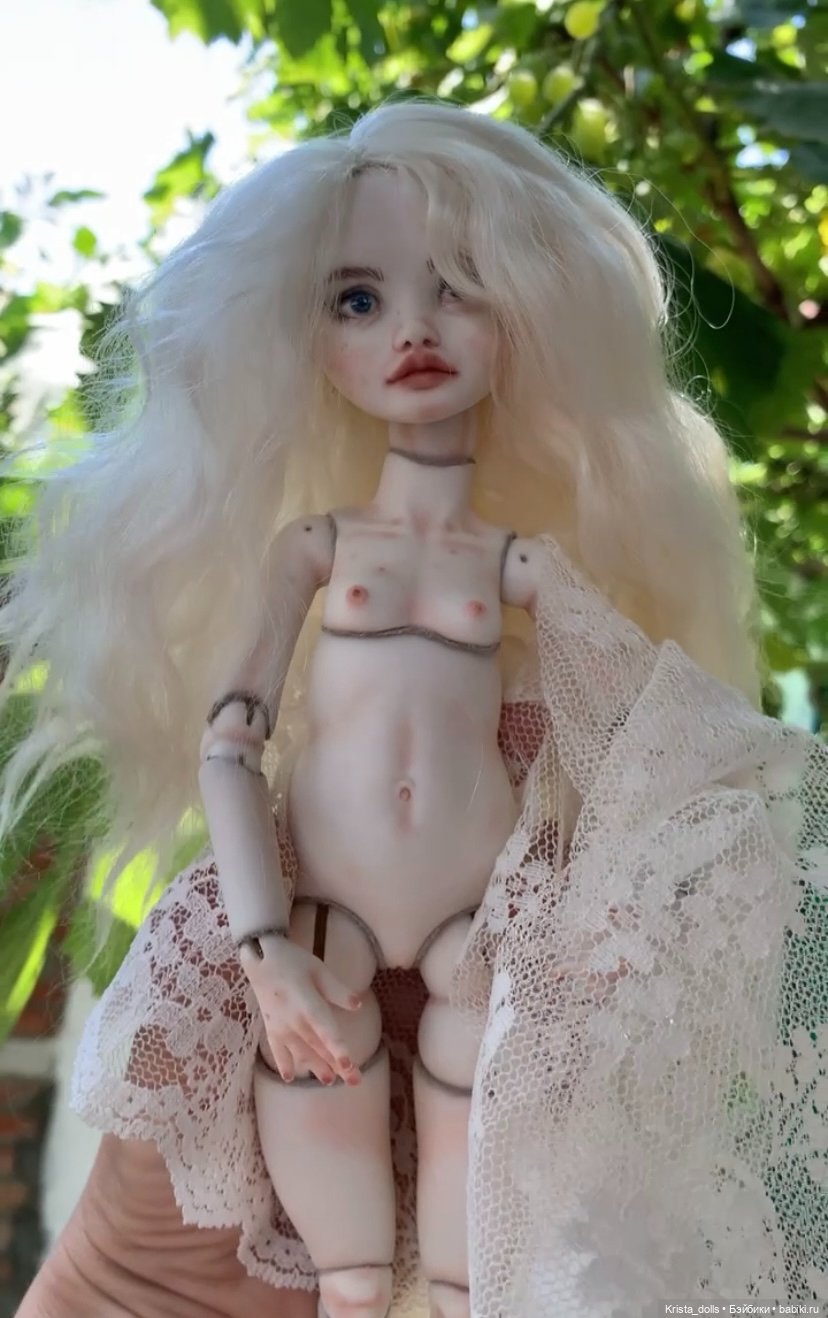 Много ли времени уходит на создание шарнирной куклы из фарфора (фото 6)