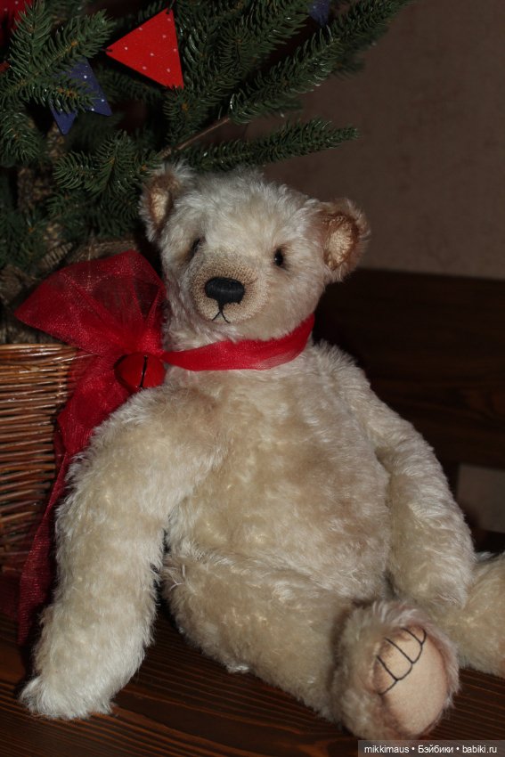 Полярный мишка Тедди Глазуновой Анны