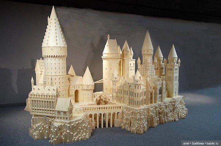 Скульптуры из спичек Патрик Актон (фото 8)