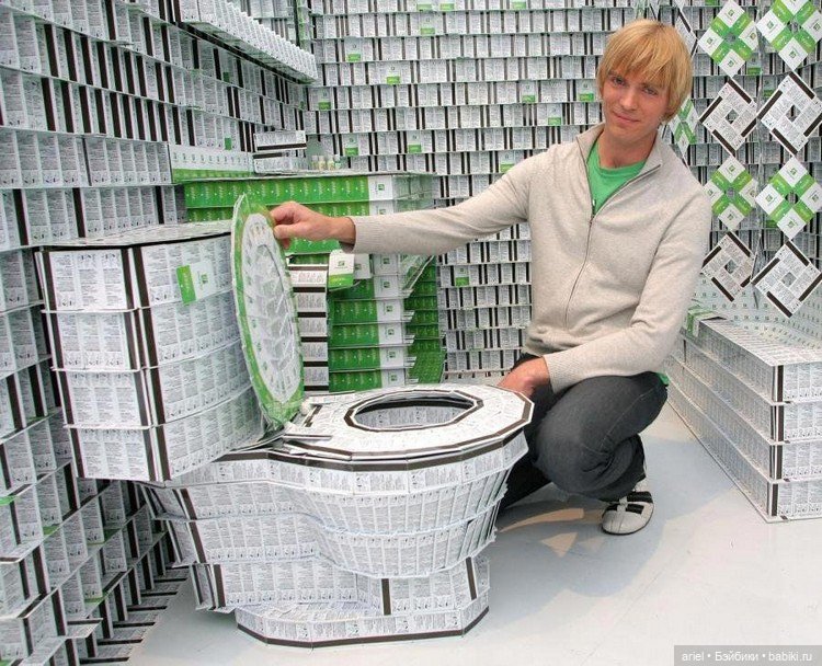 Брайан Берг скульптура из карт (фото 5)