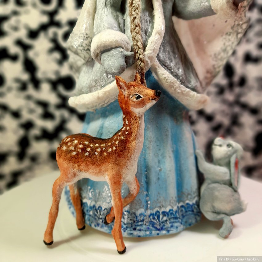 Новые ватные игрушки — Ватные игрушки на елку: ретро (фото 4)