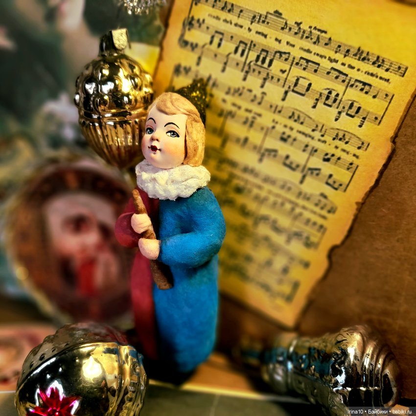 Новые ватные игрушки — Ватные игрушки на елку: ретро