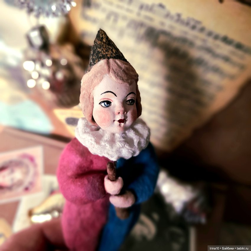 Новые ватные игрушки — Ватные игрушки на елку: ретро