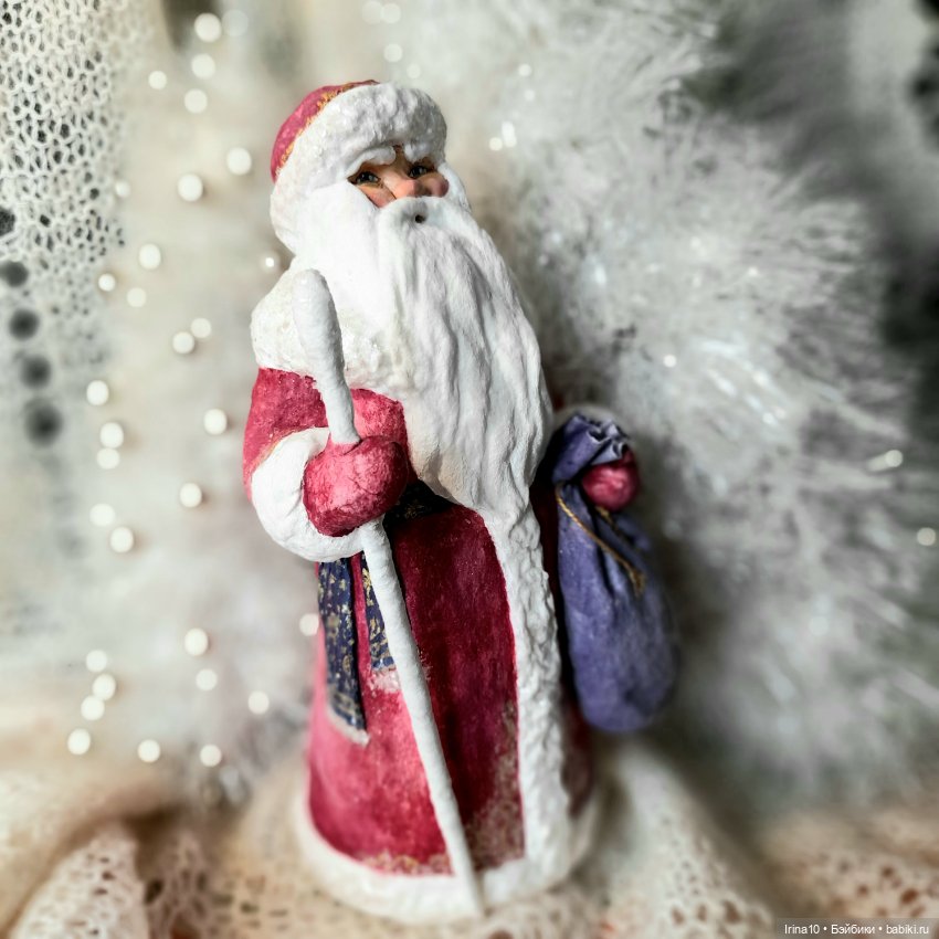 Новые ватные игрушки — Ватные игрушки на елку: ретро