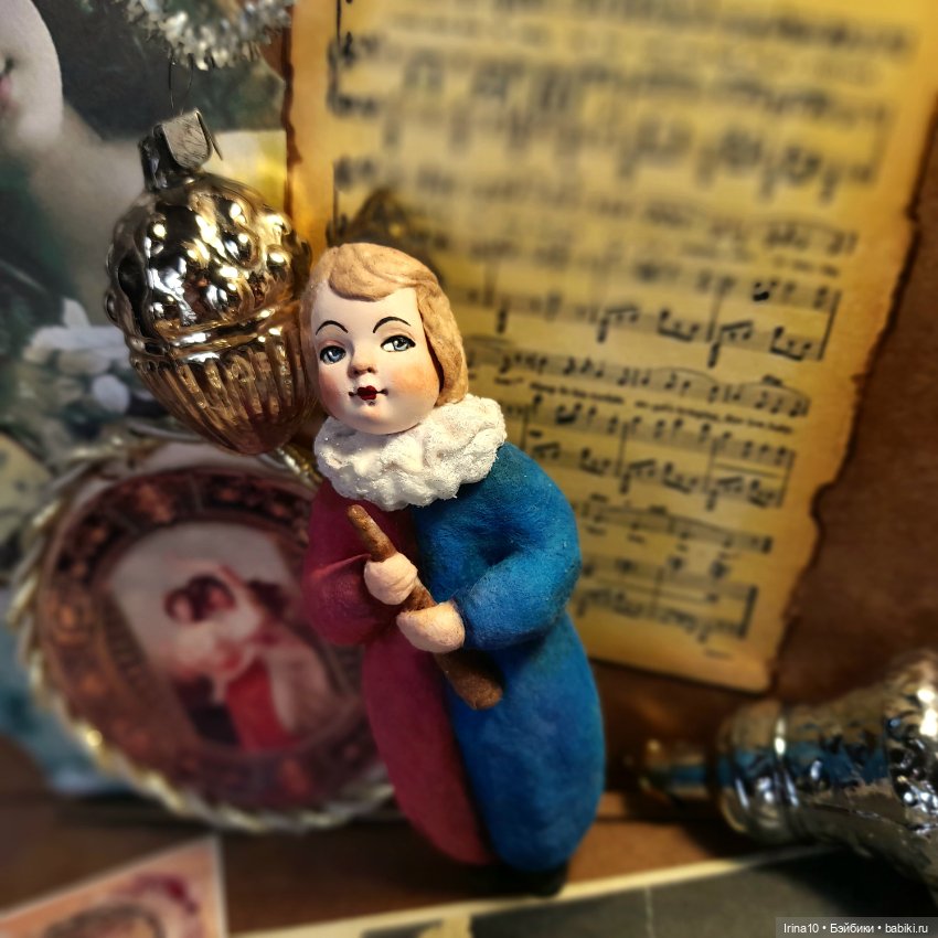 Новые ватные игрушки — Ватные игрушки на елку: ретро