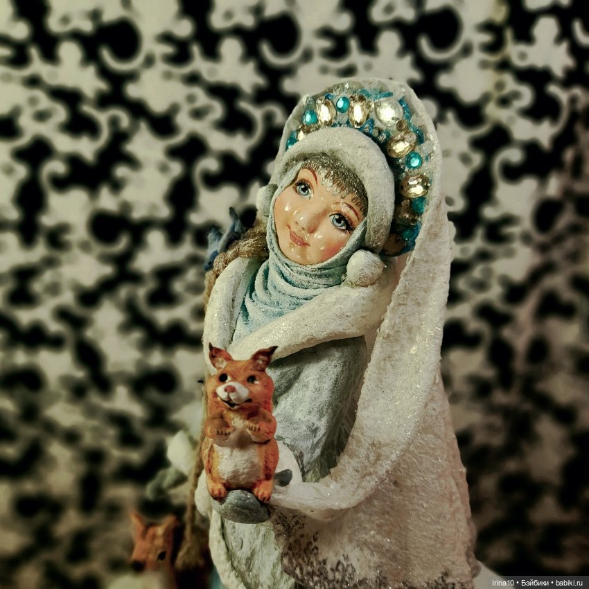 Новые ватные игрушки — Ватные игрушки на елку: ретро (фото 8)