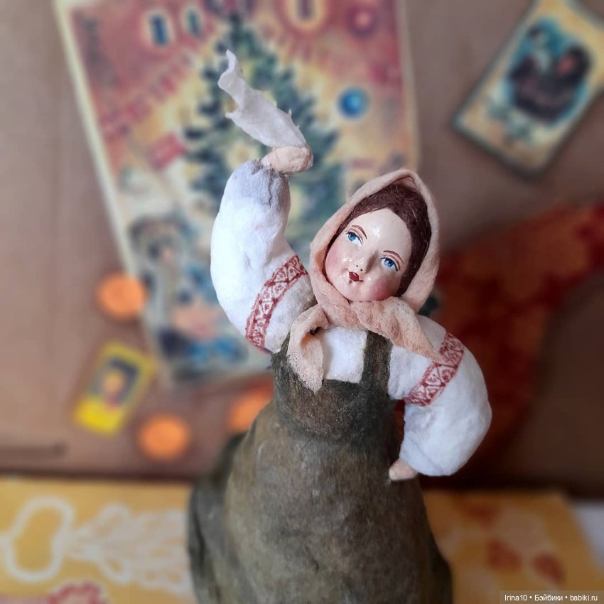 Новые ватные игрушки — Ватные игрушки на елку: ретро