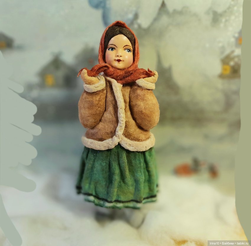 Новые ватные игрушки — Ватные игрушки на елку: ретро