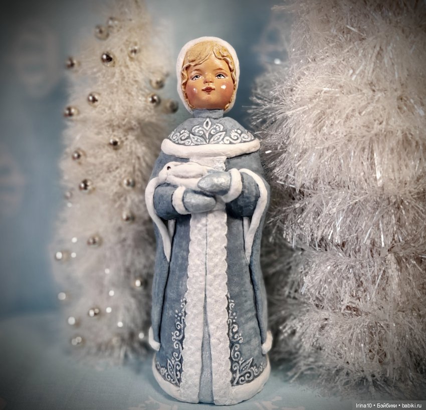 Новые ватные игрушки — Ватные игрушки на елку: ретро (фото 9)