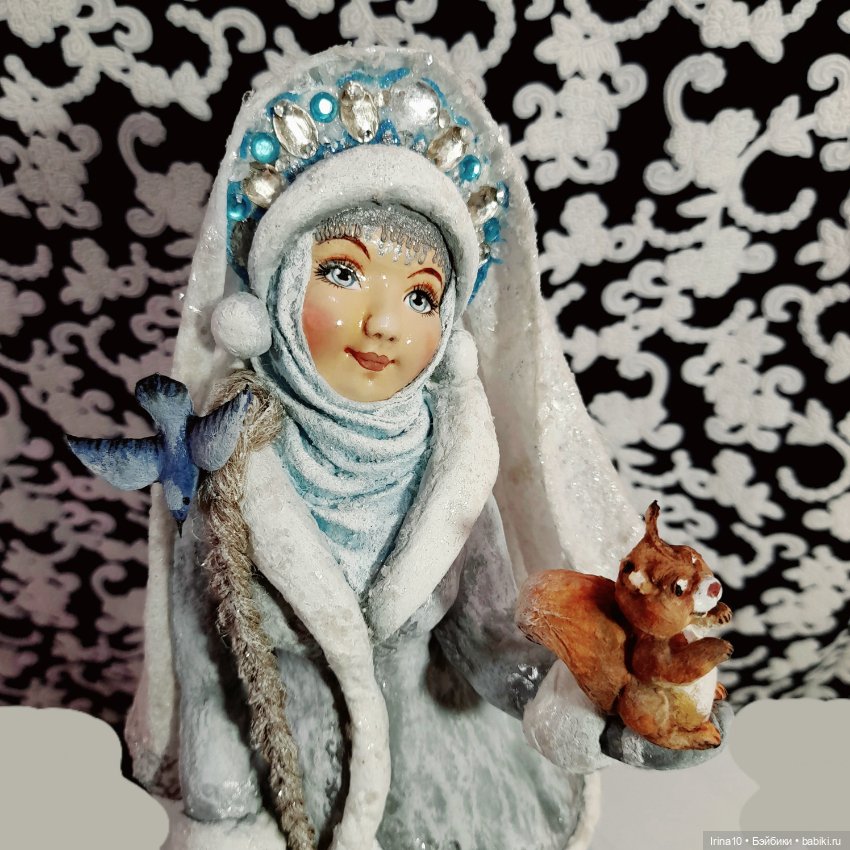 Новые ватные игрушки — Ватные игрушки на елку: ретро (фото 7)