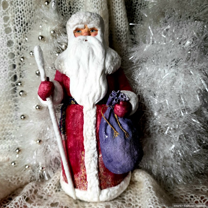 Новые ватные игрушки — Ватные игрушки на елку: ретро