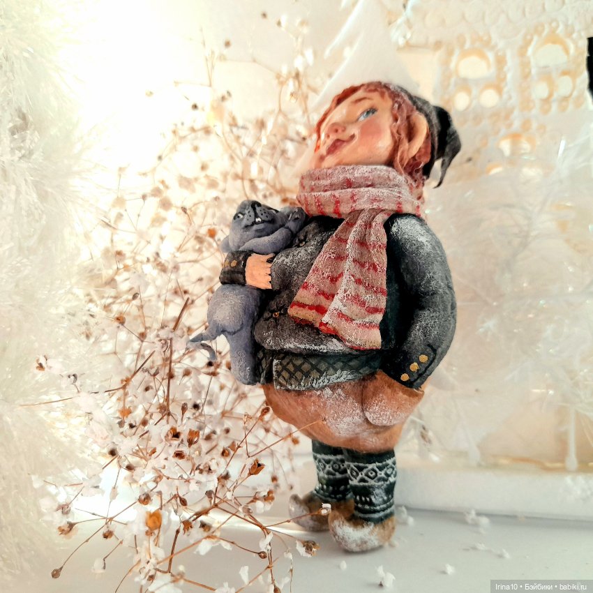 Новые ватные игрушки — Ватные игрушки на елку: ретро