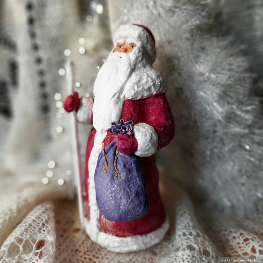 Новые ватные игрушки — Ватные игрушки на елку: ретро