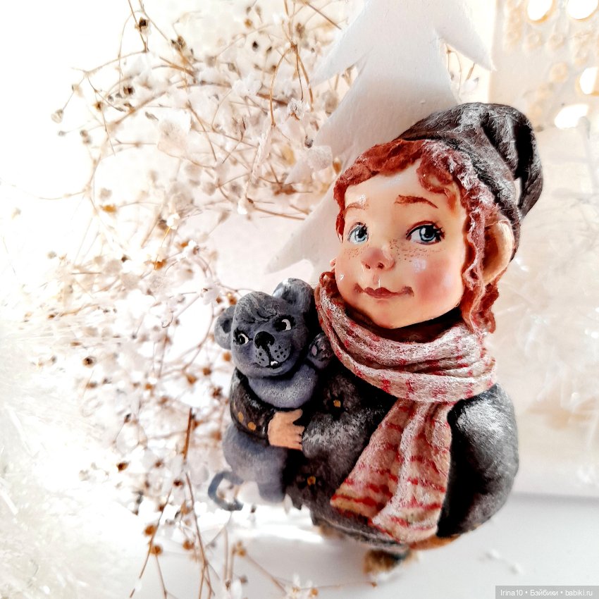 Новые ватные игрушки — Ватные игрушки на елку: ретро