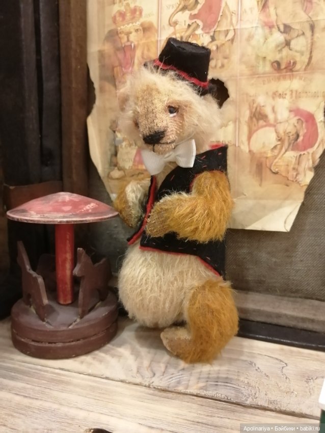 Kaspar мишка-тедди из коллекции "Винтажный цирк" (фото 3)