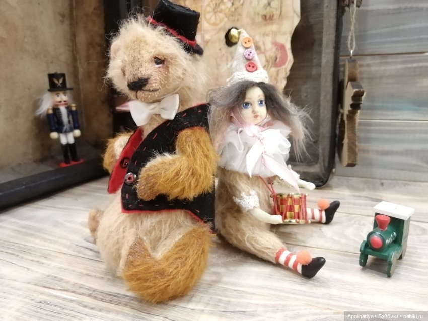 Kaspar мишка-тедди из коллекции "Винтажный цирк" (фото 8)