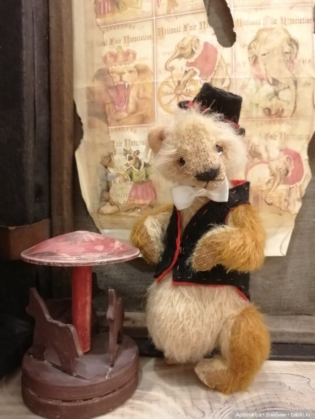 Kaspar мишка-тедди из коллекции "Винтажный цирк" (фото 2)