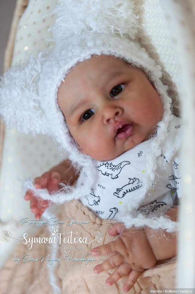 Blue Sparrow от Doris Moyers Hornbogen, автор прототипа Symara Feitosa (фото 5)