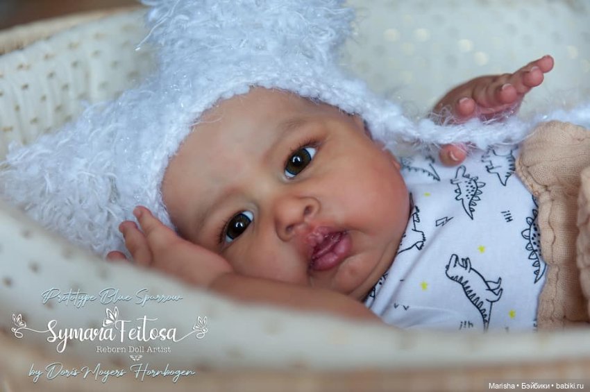 Blue Sparrow от Doris Moyers Hornbogen, автор прототипа Symara Feitosa (фото 2)