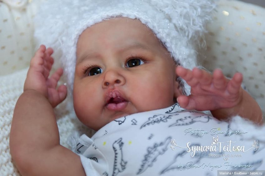 Blue Sparrow от Doris Moyers Hornbogen, автор прототипа Symara Feitosa (фото 9)