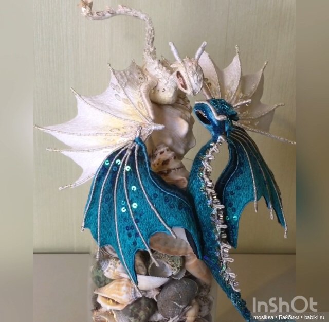 Дракоши — Авторские игрушки из разных материалов: синельная проволока (фото 6)