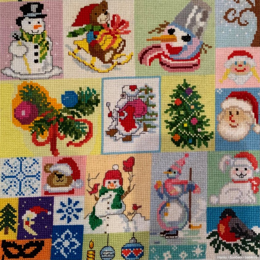 Вышивка «Четыре сезона» — Вышивка крестиком (фото 4)