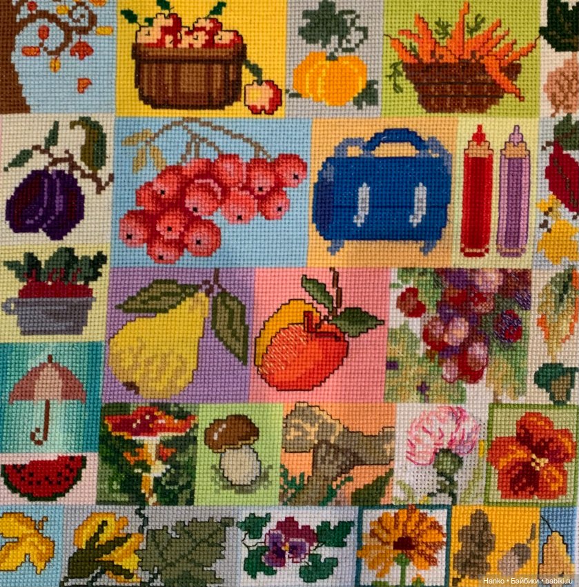 Вышивка «Четыре сезона» — Вышивка крестиком (фото 3)
