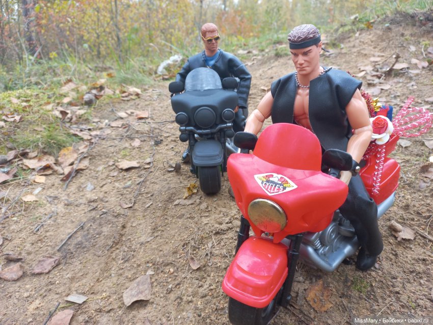Байкеры — Разные шарнирные куклы (не БЖД): редкие