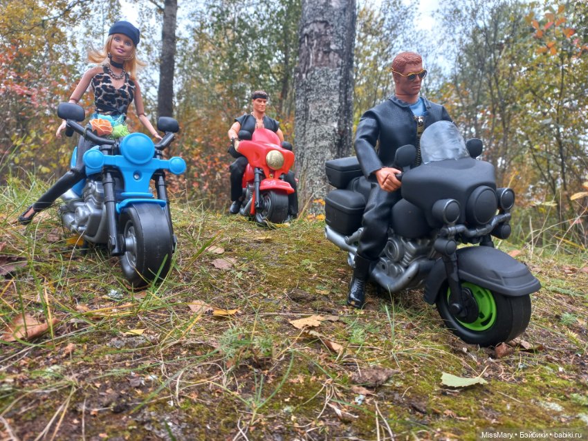 Байкеры — Разные шарнирные куклы (не БЖД): редкие