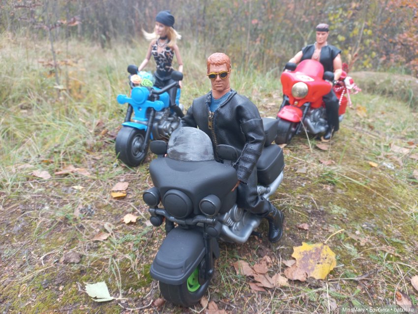 Байкеры — Разные шарнирные куклы (не БЖД): редкие