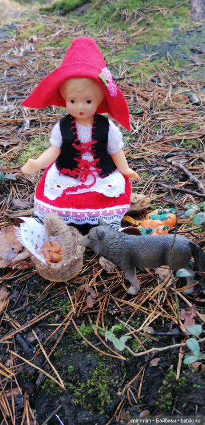 Красная шапочка — Советские винтажные куклы (СССР): Ленигрушка