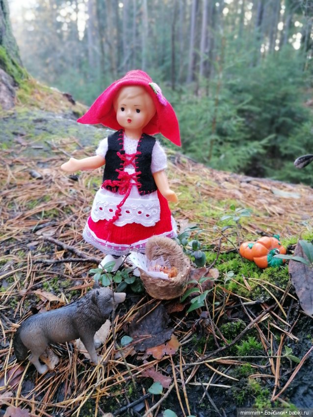 Красная шапочка — Советские винтажные куклы (СССР): Ленигрушка