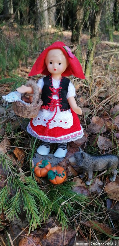 Красная шапочка — Советские винтажные куклы (СССР): Ленигрушка