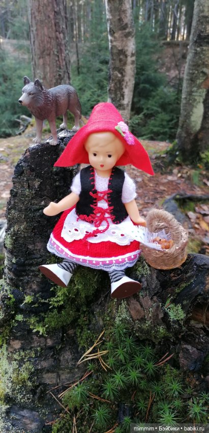 Красная шапочка — Советские винтажные куклы (СССР): Ленигрушка