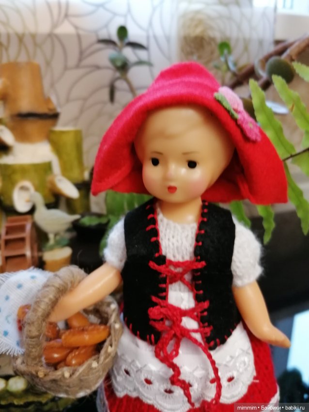 Красная шапочка — Советские винтажные куклы (СССР): Ленигрушка (фото 5)