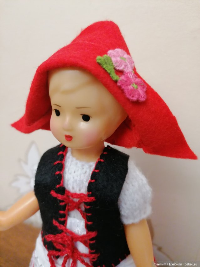 Красная шапочка — Советские винтажные куклы (СССР): Ленигрушка (фото 2)