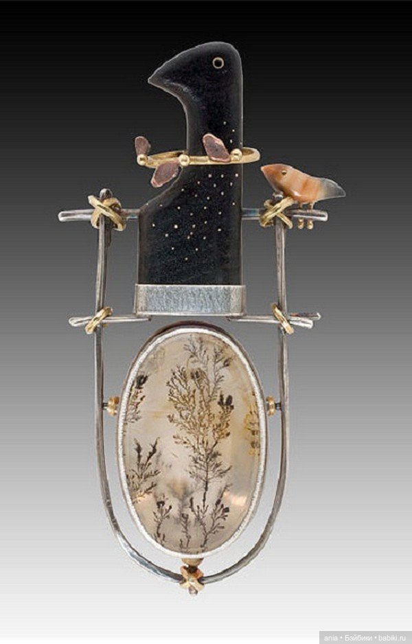 Ювелирные работы Carolyn Morris Bach, США (фото 9)