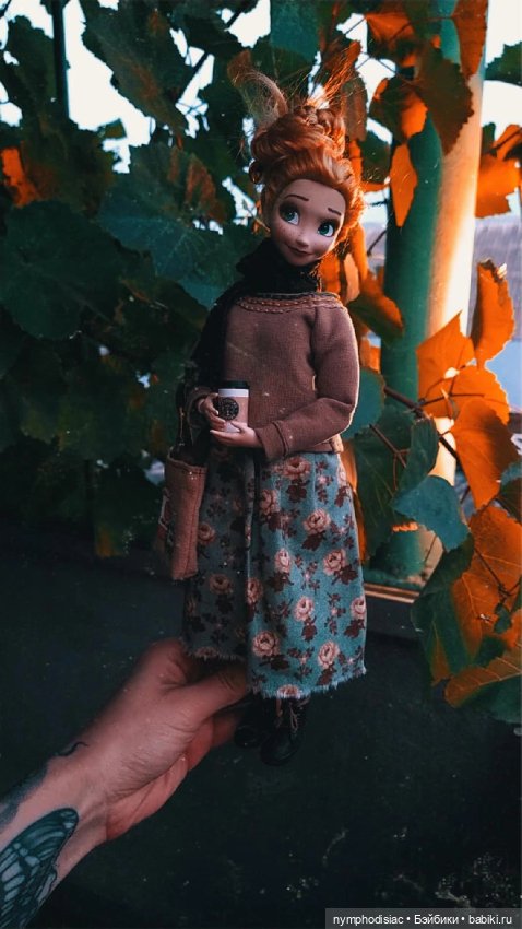 Осень в компании Джун (Anna Frozen на Barbie MTM Curvy)