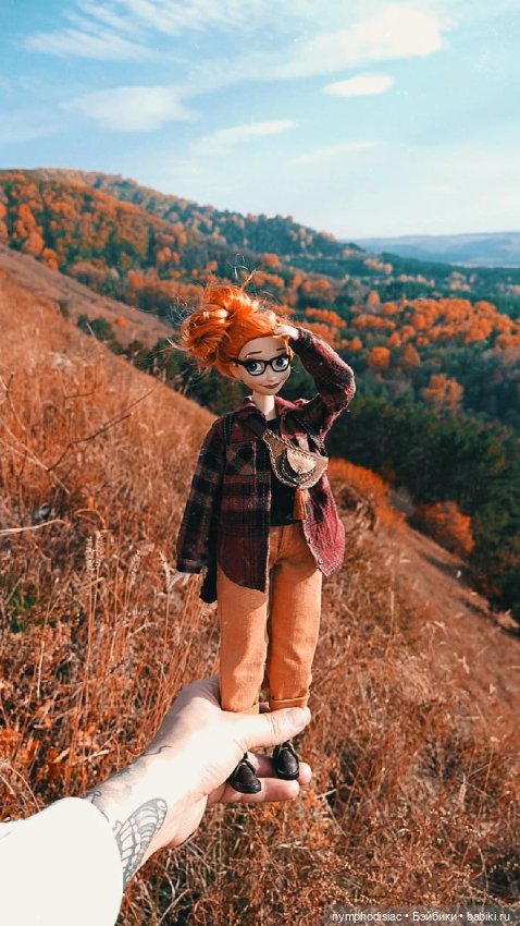 Осень в компании Джун (Anna Frozen на Barbie MTM Curvy)