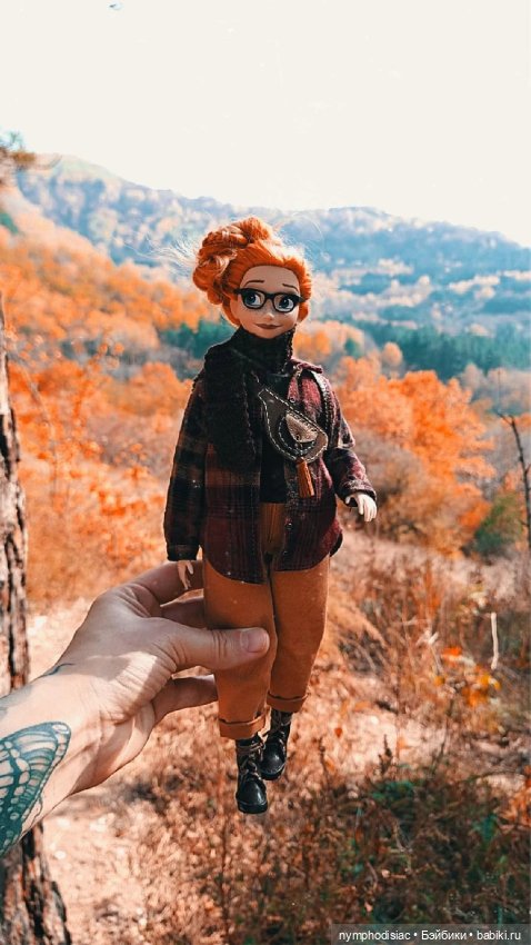 Осень в компании Джун (Anna Frozen на Barbie MTM Curvy)