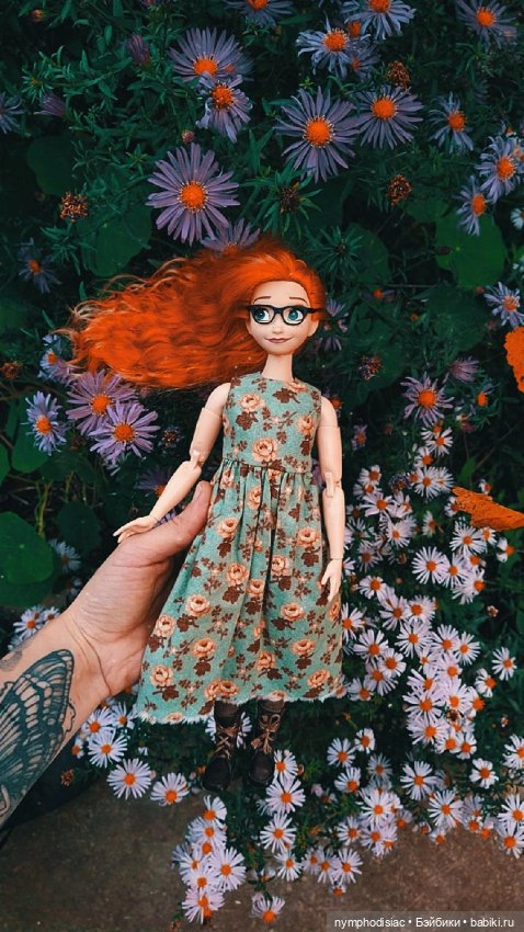 Осень в компании Джун (Anna Frozen на Barbie MTM Curvy)