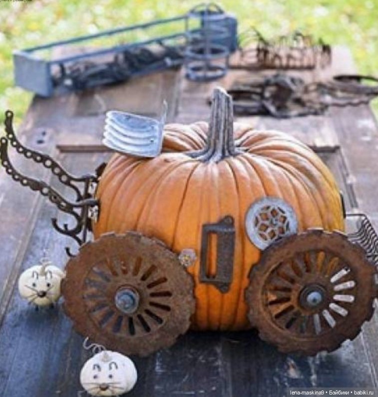 Поделки из тыквы — Другие хобби и увлечения: сад (фото 10)